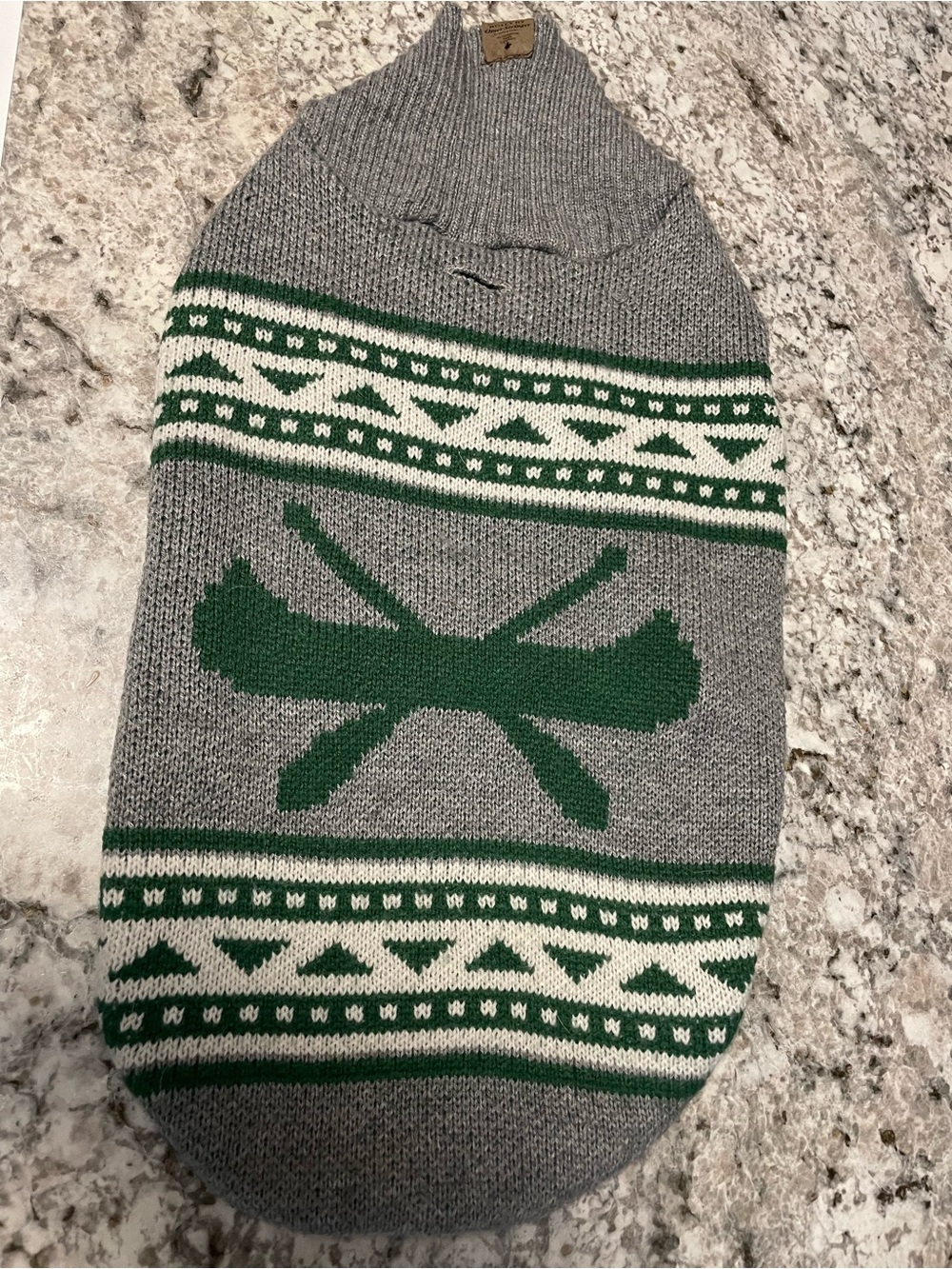 Beaver Canoe Dog Sweater Size XL